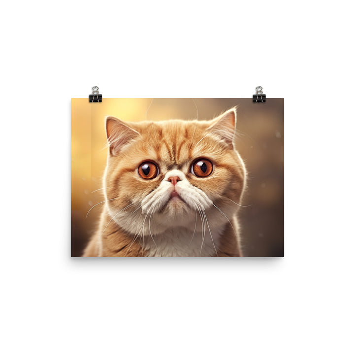 Exotic Shorthair Photo paper poster - PosterfyAI.com