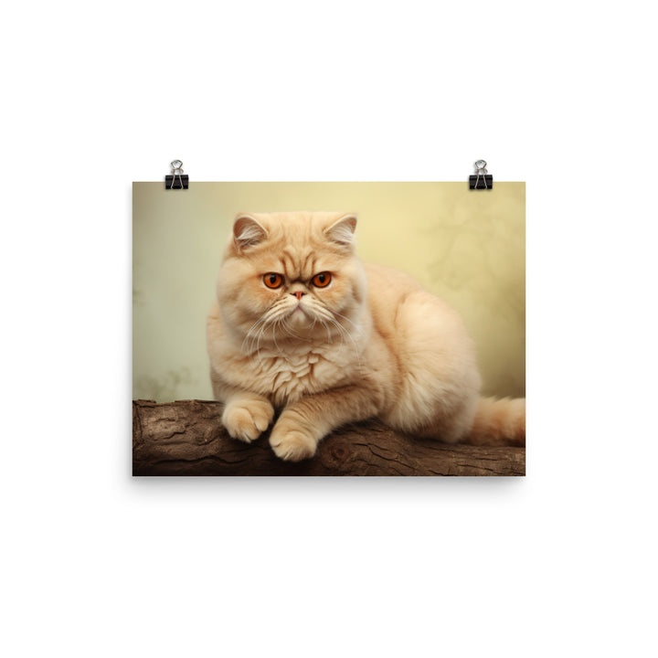 Exotic Shorthair Photo paper poster - PosterfyAI.com