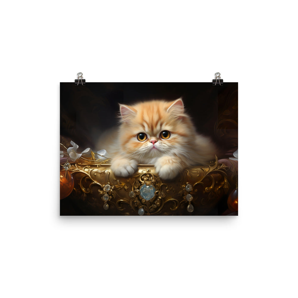 Exotic Shorthair Photo paper poster - PosterfyAI.com