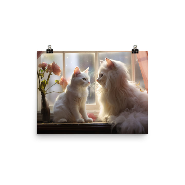 Turkish Van Photo paper poster - PosterfyAI.com