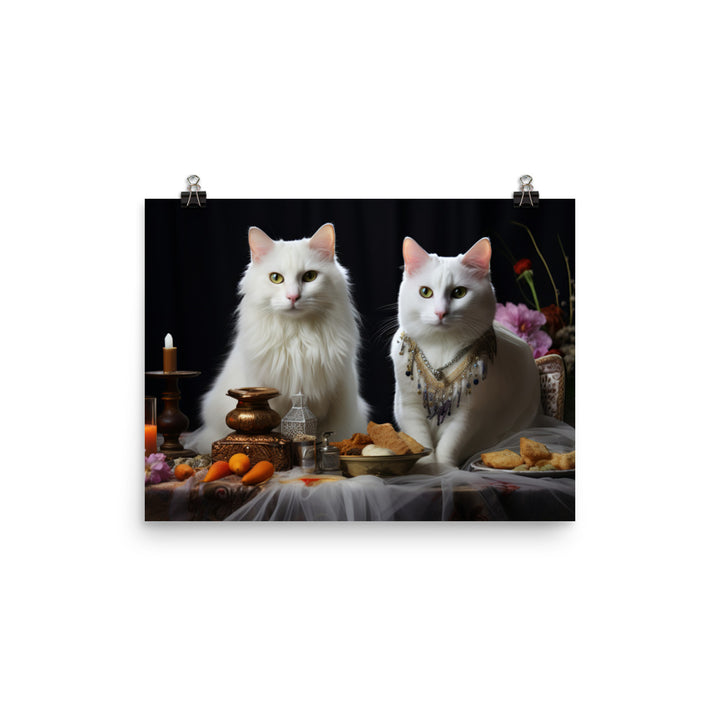 Turkish Van Photo paper poster - PosterfyAI.com