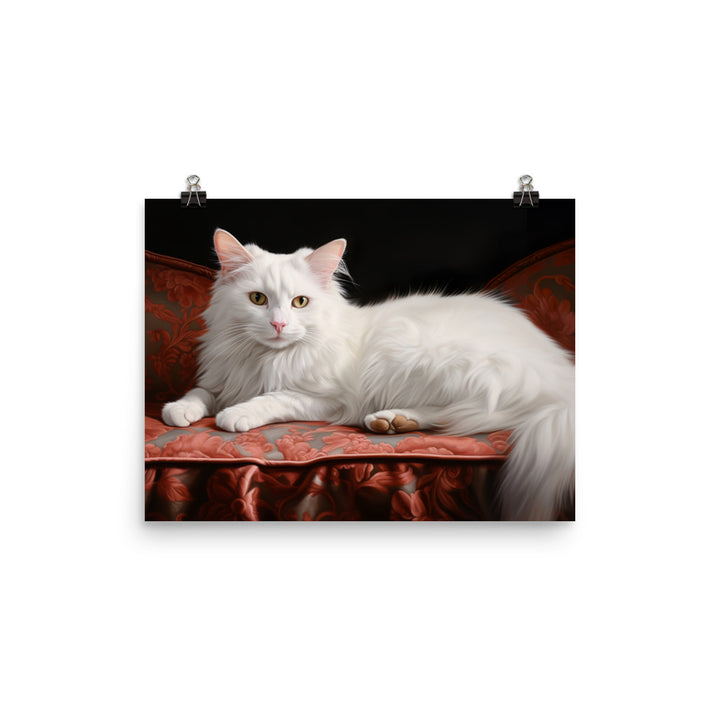 Turkish Van Photo paper poster - PosterfyAI.com