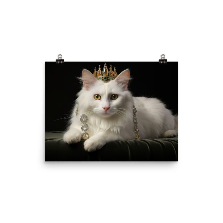 Turkish Van Photo paper poster - PosterfyAI.com