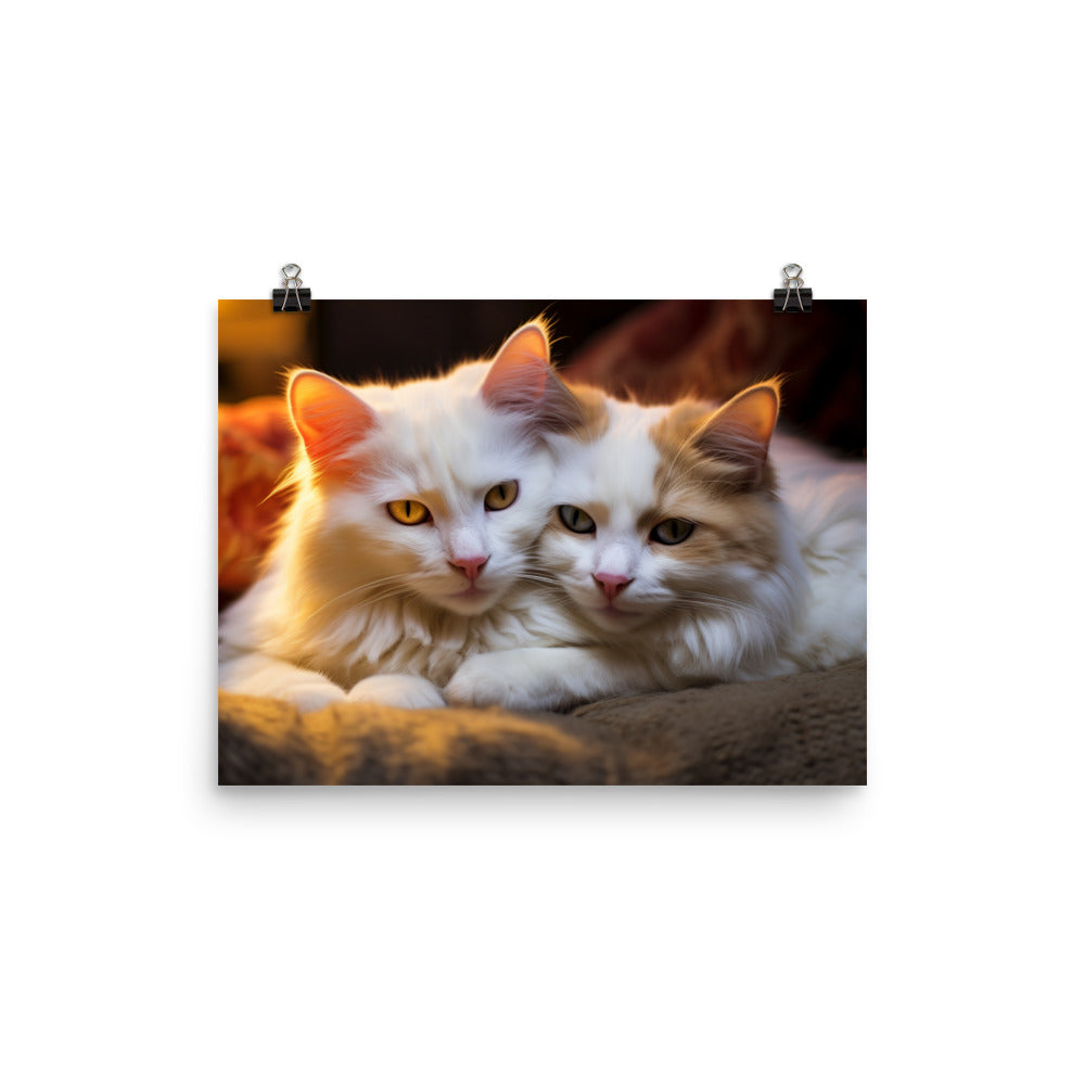 Turkish Van Photo paper poster - PosterfyAI.com