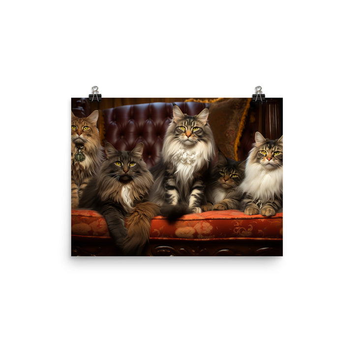 Maine Coon Photo paper poster - PosterfyAI.com