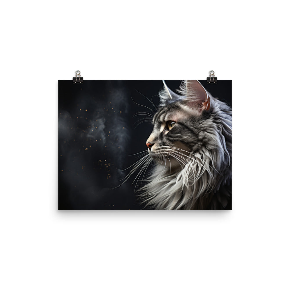 Maine Coon Photo paper poster - PosterfyAI.com