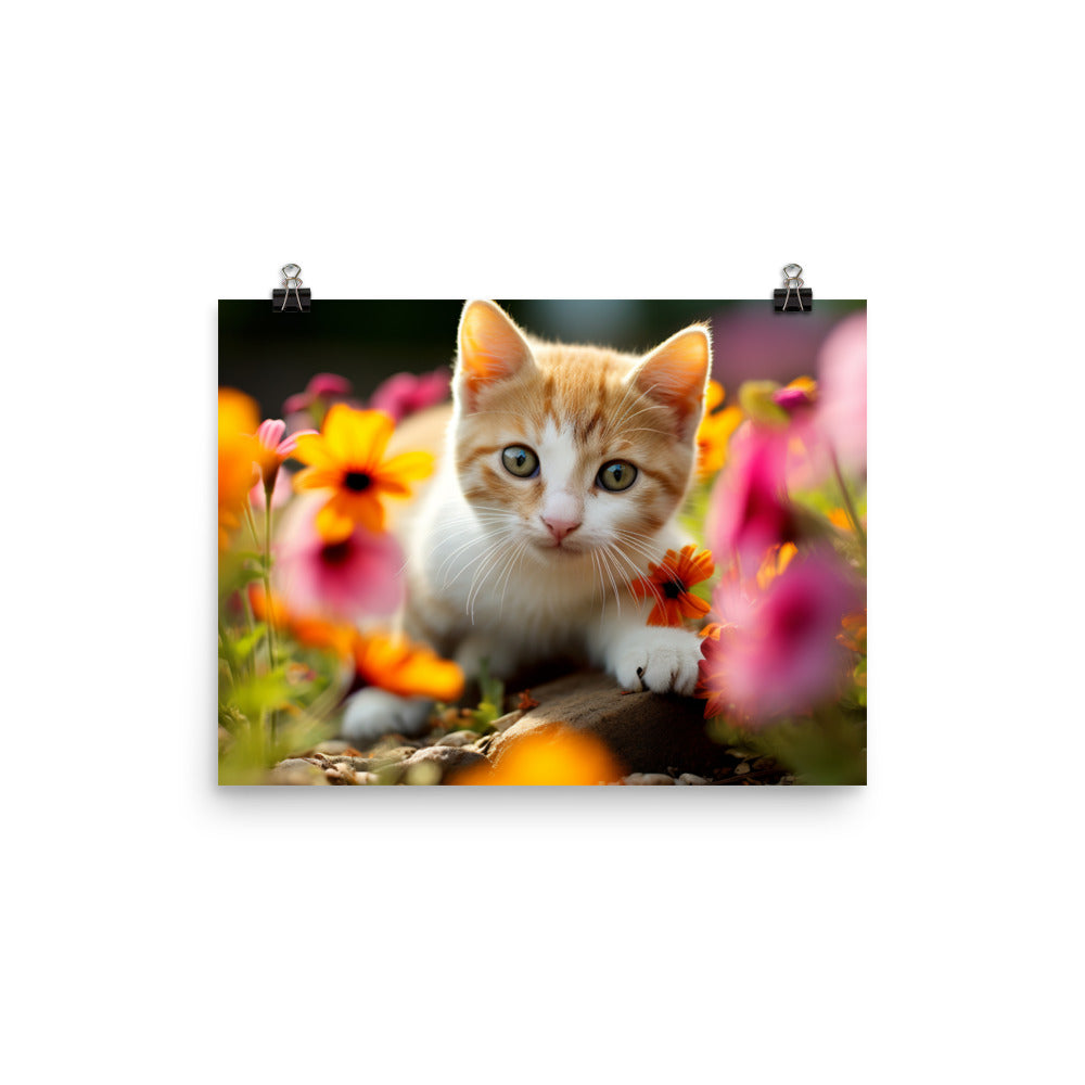 Japanese Bobtail Photo paper poster - PosterfyAI.com