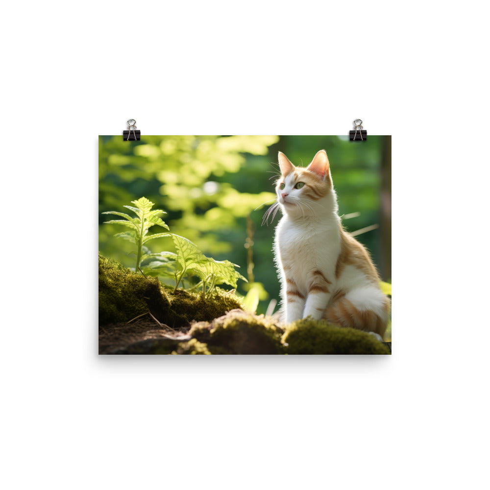 Japanese Bobtail Photo paper poster - PosterfyAI.com