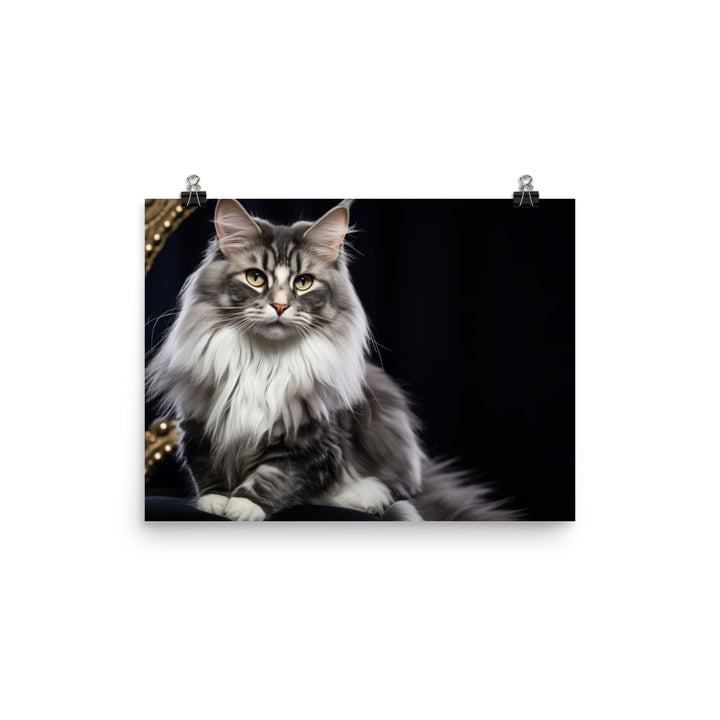 Norwegian Forest Photo paper poster - PosterfyAI.com