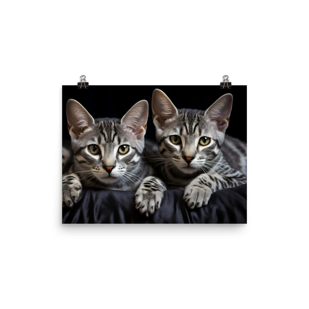 Egyptian Mau Photo paper poster - PosterfyAI.com