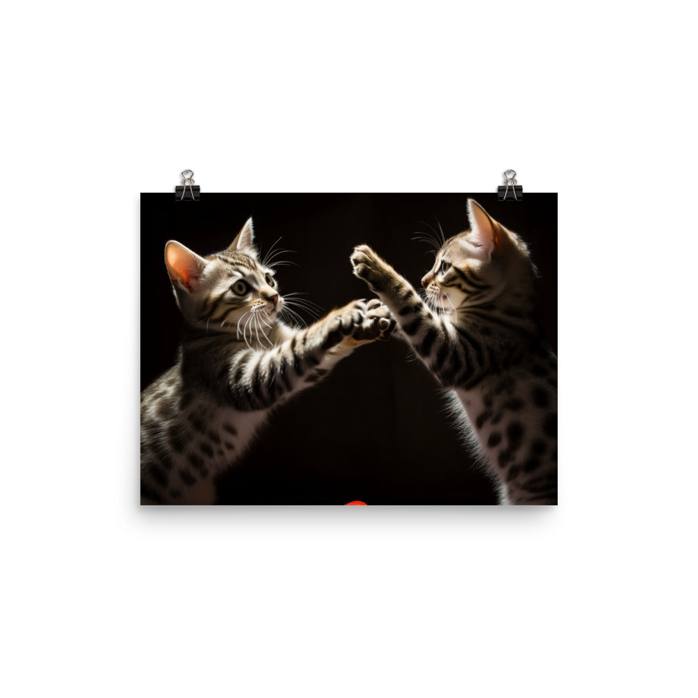 Egyptian Mau Photo paper poster - PosterfyAI.com