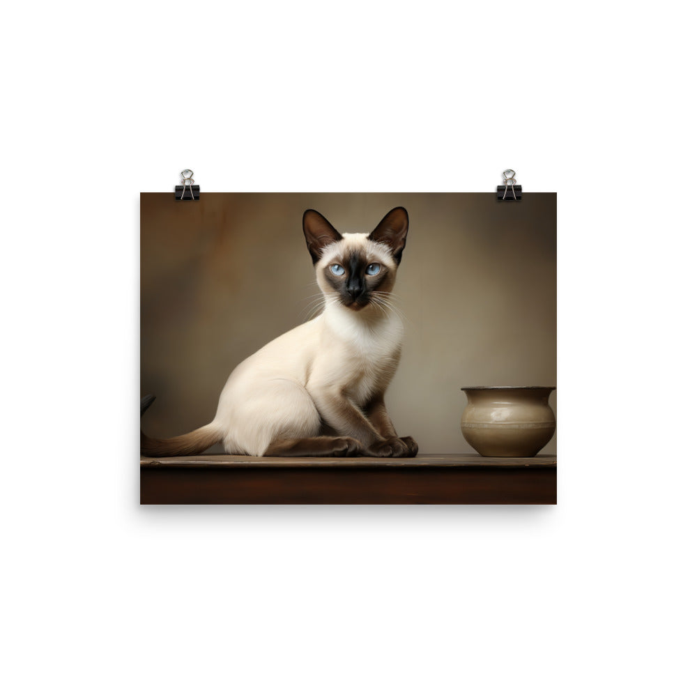 Siamese Photo paper poster - PosterfyAI.com