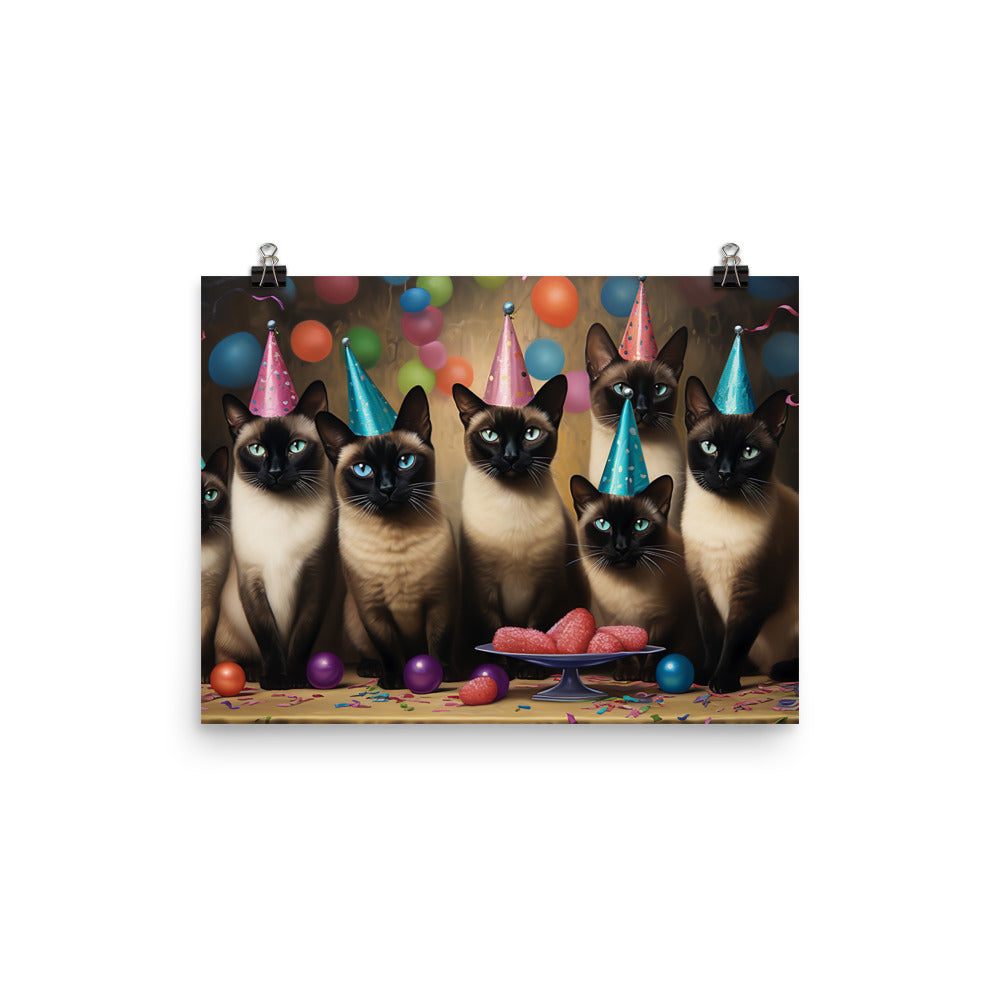 Siamese Photo paper poster - PosterfyAI.com