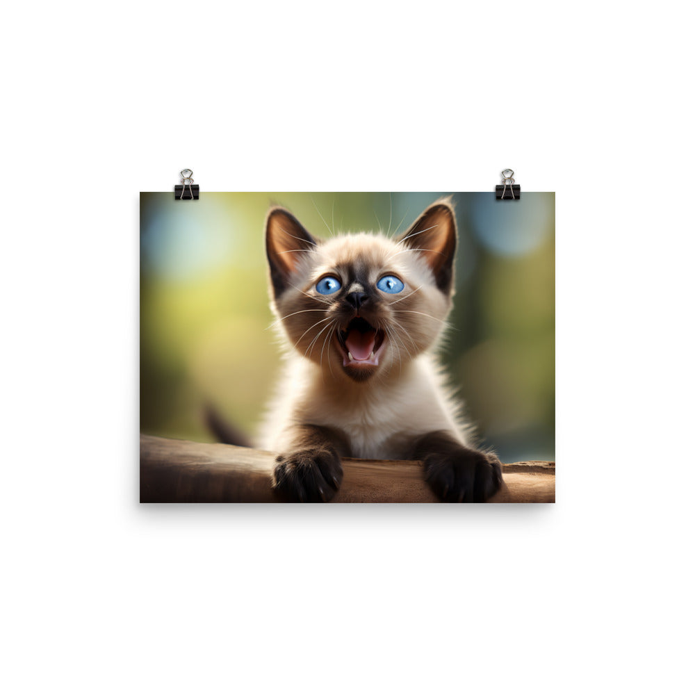 Siamese Photo paper poster - PosterfyAI.com