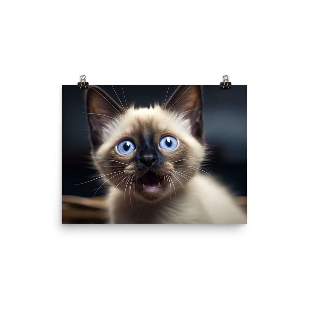 Siamese Photo paper poster - PosterfyAI.com