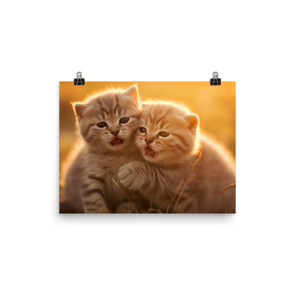 Scottish Fold Photo paper poster - PosterfyAI.com