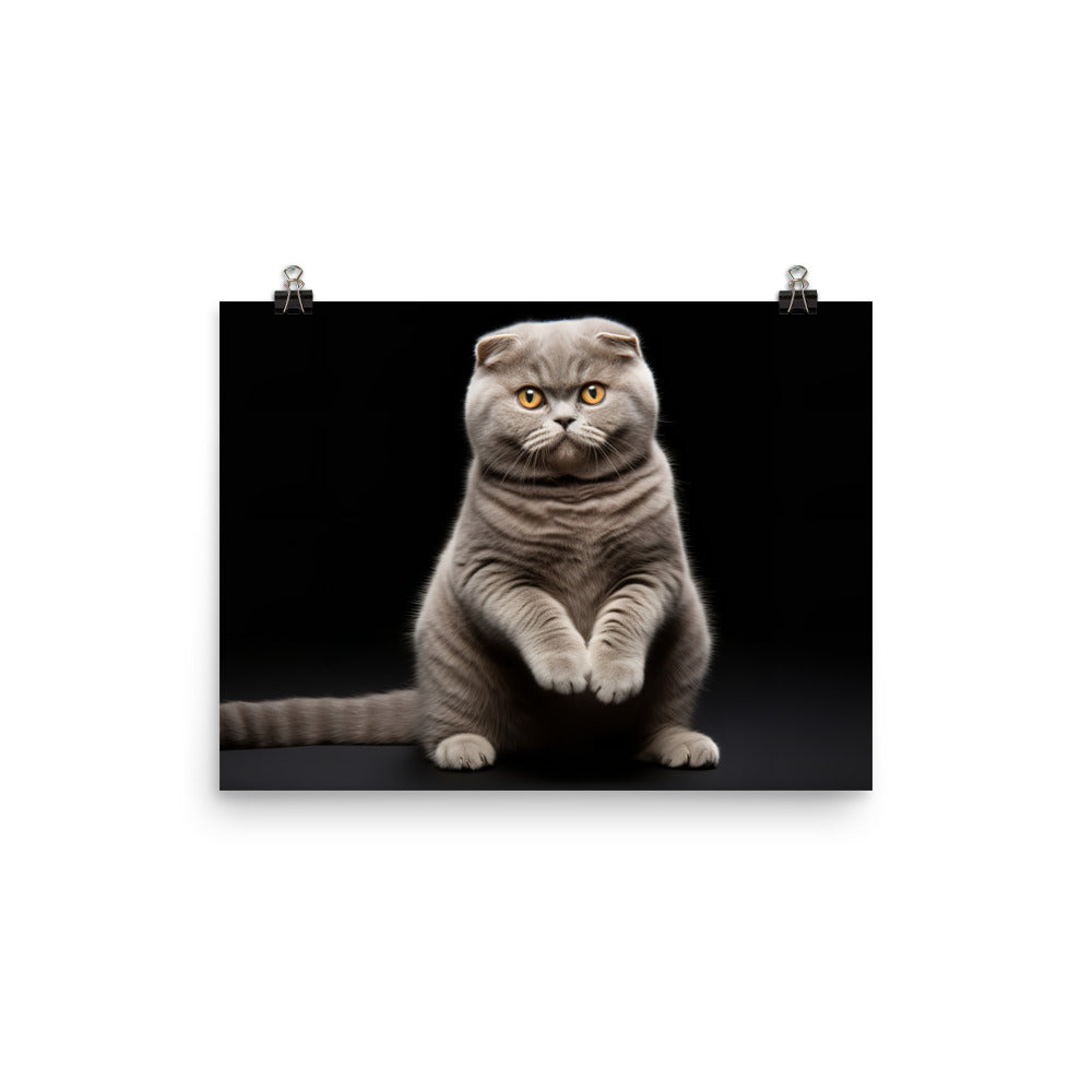 Scottish Fold Photo paper poster - PosterfyAI.com