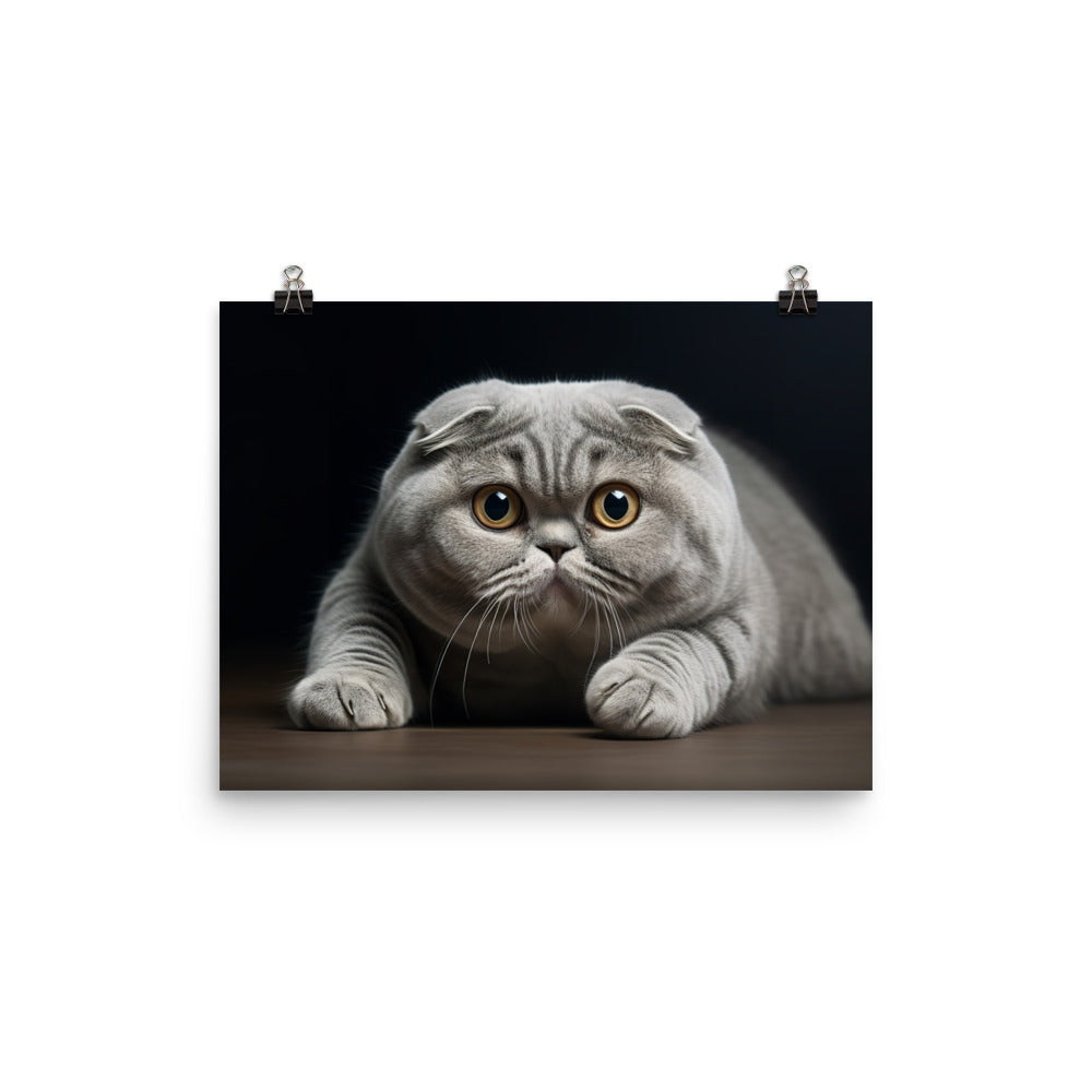 Scottish Fold Photo paper poster - PosterfyAI.com