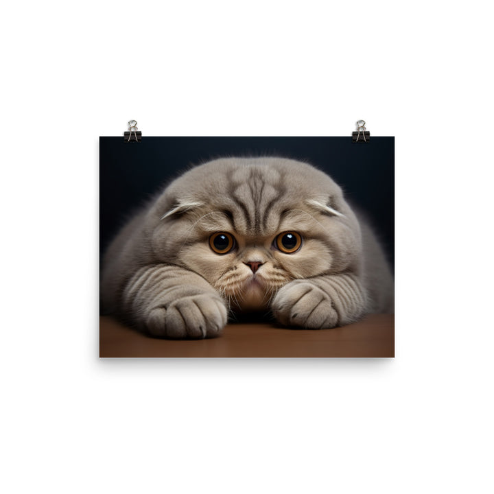 Scottish Fold Photo paper poster - PosterfyAI.com