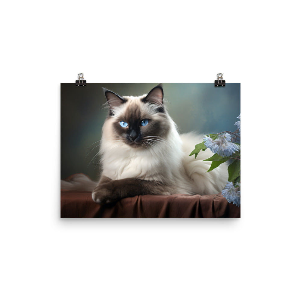 Birman Photo paper poster - PosterfyAI.com