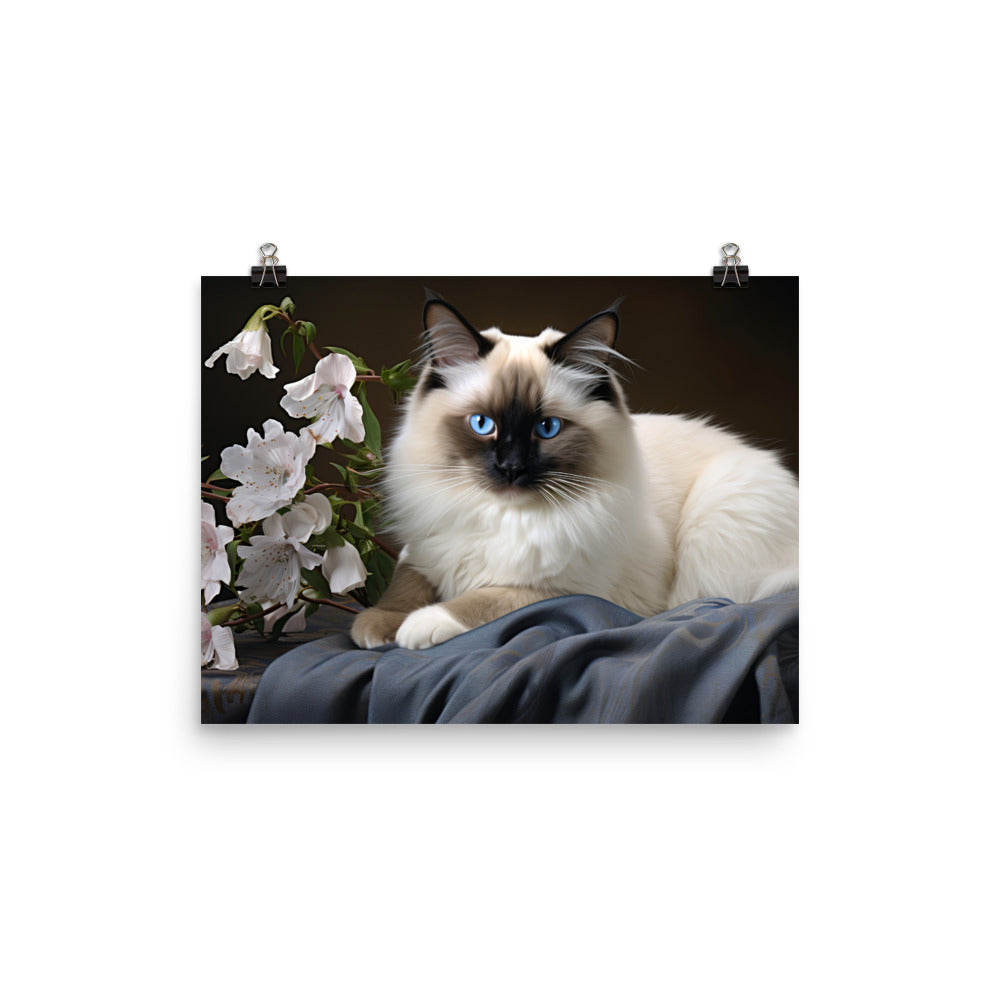 Birman Photo paper poster - PosterfyAI.com