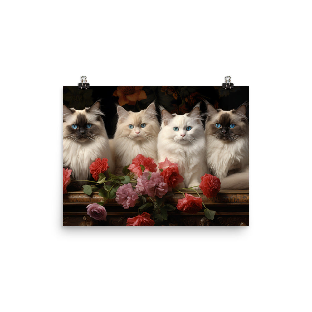 Birman Photo paper poster - PosterfyAI.com