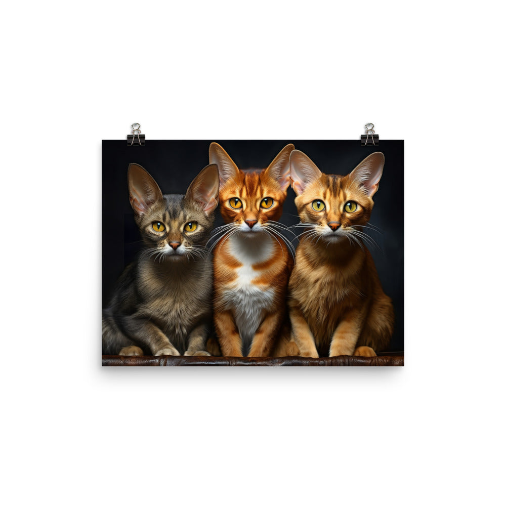 Abyssinian Photo paper poster - PosterfyAI.com