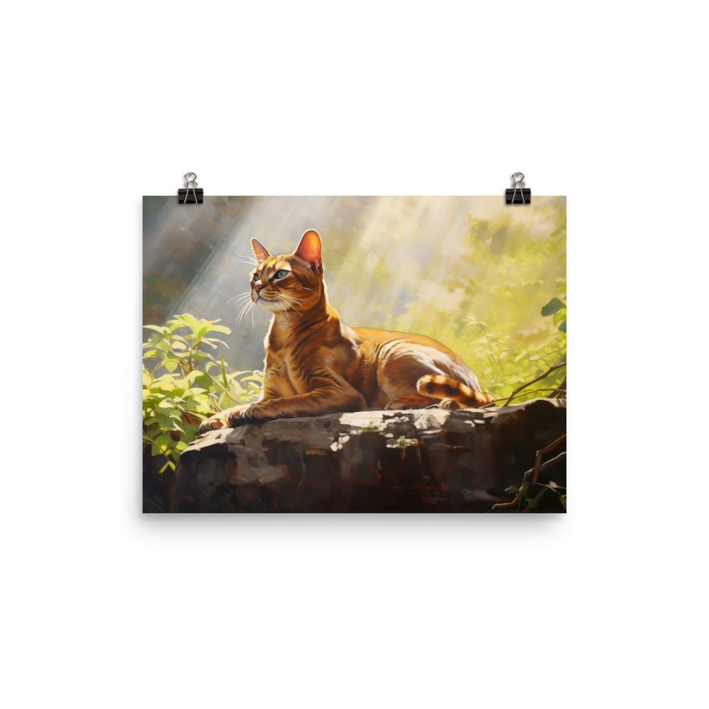 Abyssinian Photo paper poster - PosterfyAI.com