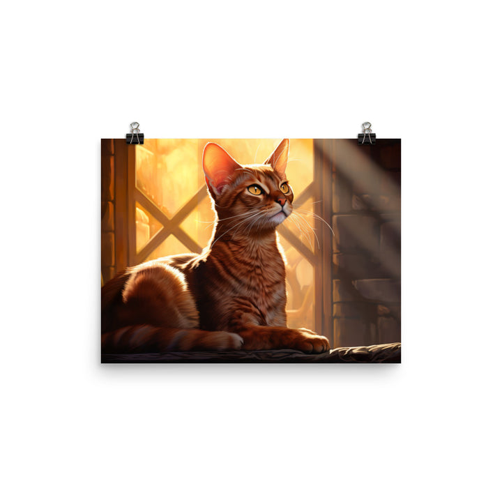 Abyssinian Photo paper poster - PosterfyAI.com