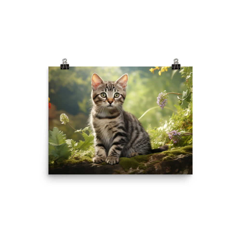 American Shorthair Photo paper poster - PosterfyAI.com