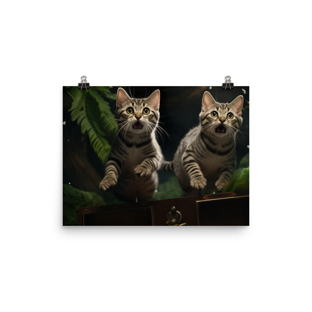 American Shorthair Photo paper poster - PosterfyAI.com