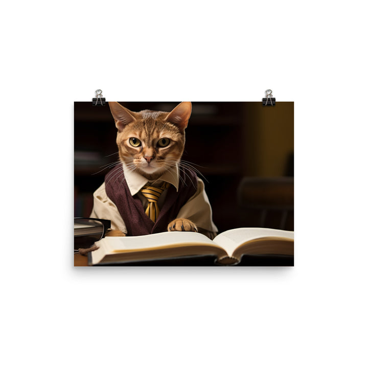 Abyssinian Student Photo paper poster - PosterfyAI.com