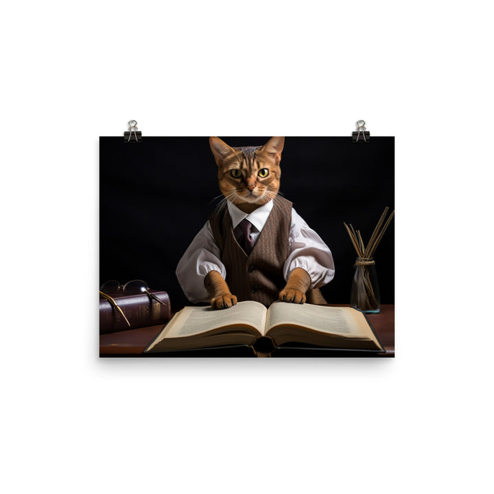 Abyssinian Student Photo paper poster - PosterfyAI.com