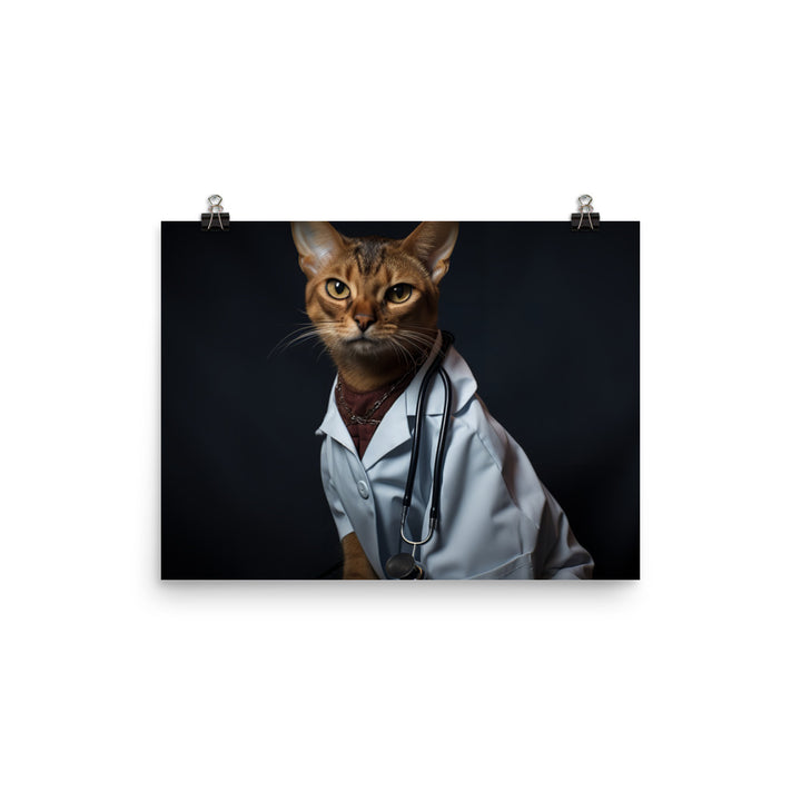 Abyssinian Doctor Photo paper poster - PosterfyAI.com