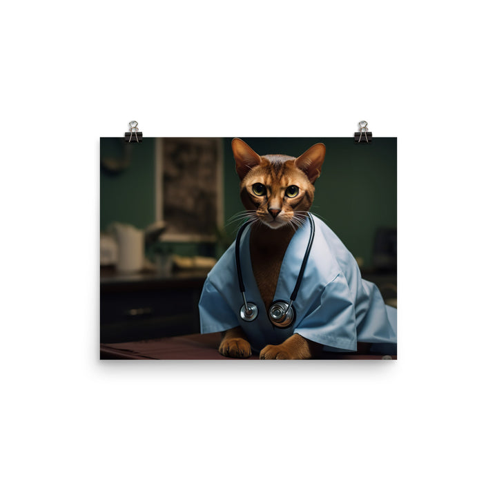 Abyssinian Doctor Photo paper poster - PosterfyAI.com