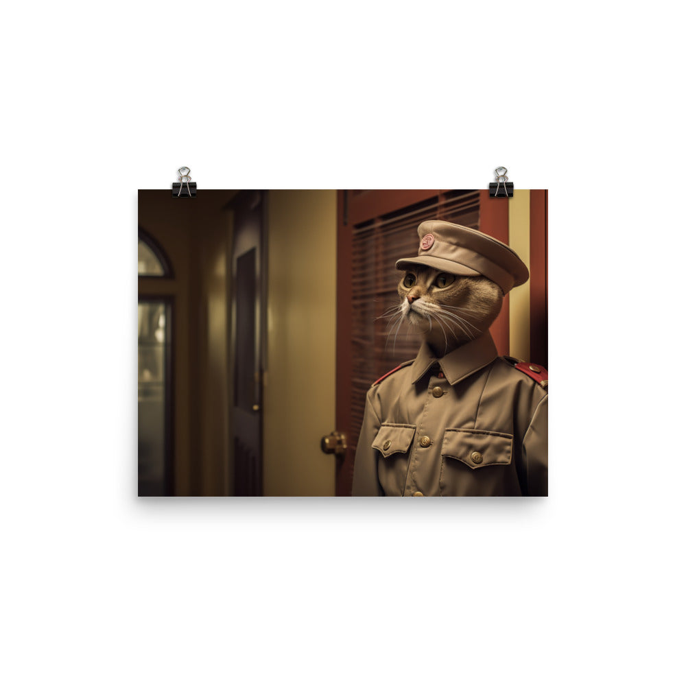 Abyssinian Prison Officer Photo paper poster - PosterfyAI.com