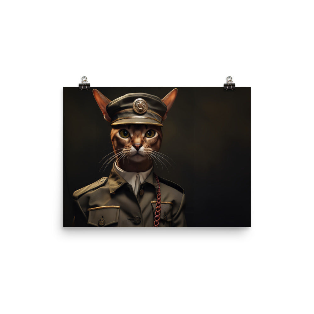 Abyssinian Prison Officer Photo paper poster - PosterfyAI.com