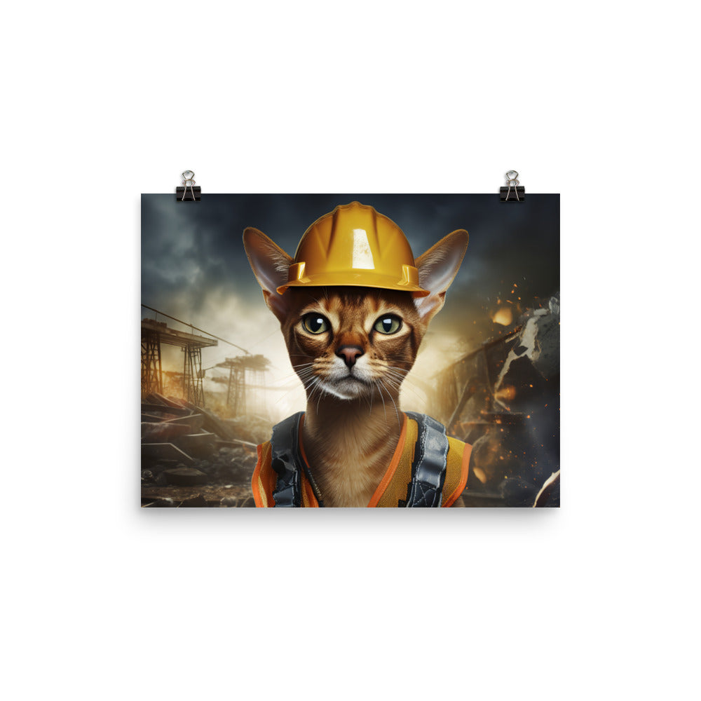 Abyssinian Contractor Photo paper poster - PosterfyAI.com