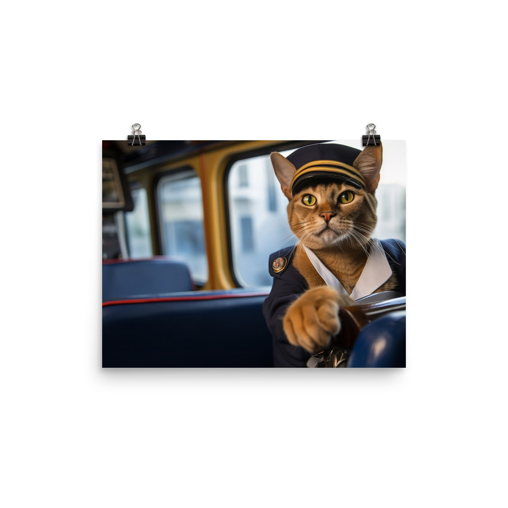 Abyssinian Transit Operator Photo paper poster - PosterfyAI.com