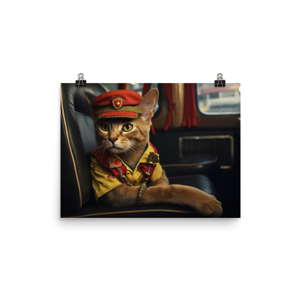 Abyssinian Transit Operator Photo paper poster - PosterfyAI.com