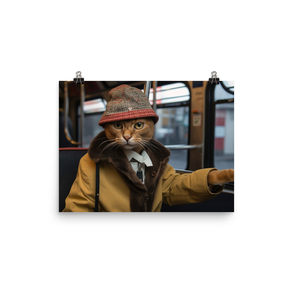 Abyssinian Transit Operator Photo paper poster - PosterfyAI.com