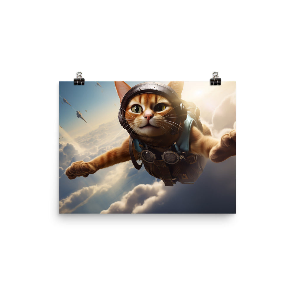 Abyssinian Pilot Photo paper poster - PosterfyAI.com