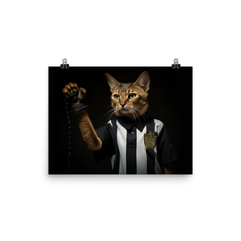 Abyssinian Referee Photo paper poster - PosterfyAI.com