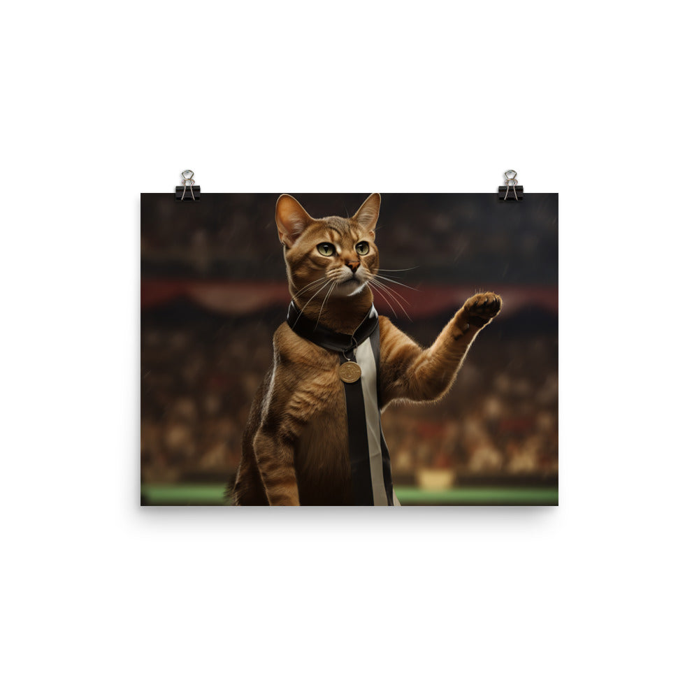 Abyssinian Referee Photo paper poster - PosterfyAI.com