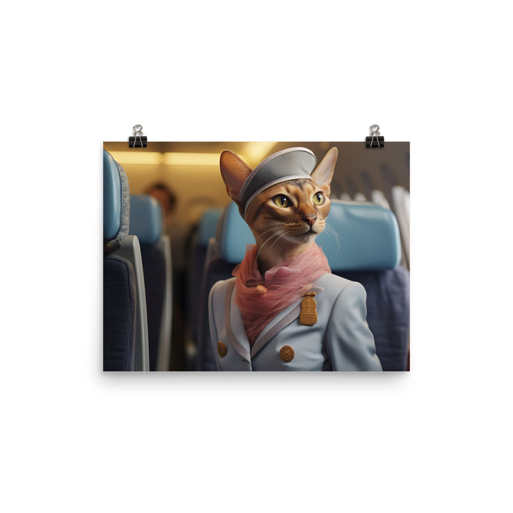 Abyssinian Cabin Crew Photo paper poster - PosterfyAI.com