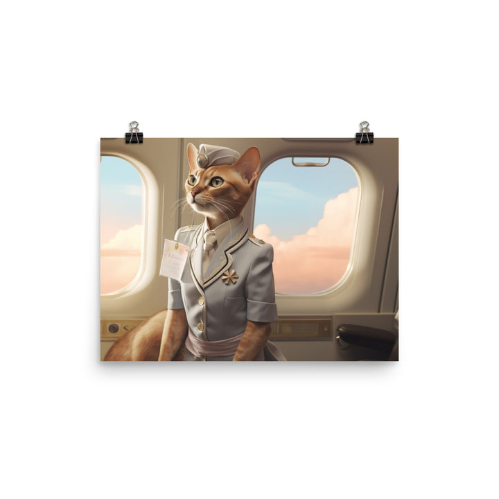 Abyssinian Cabin Crew Photo paper poster - PosterfyAI.com