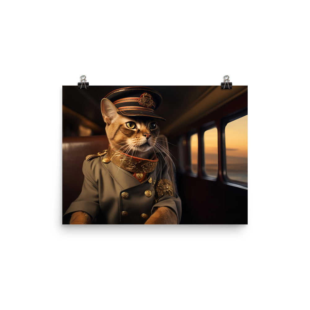 Abyssinian Transit Operator Photo paper poster - PosterfyAI.com