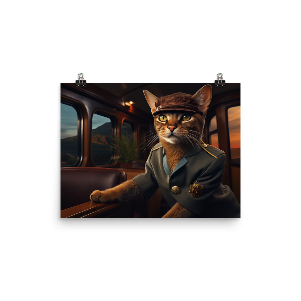 Abyssinian Transit Operator Photo paper poster - PosterfyAI.com