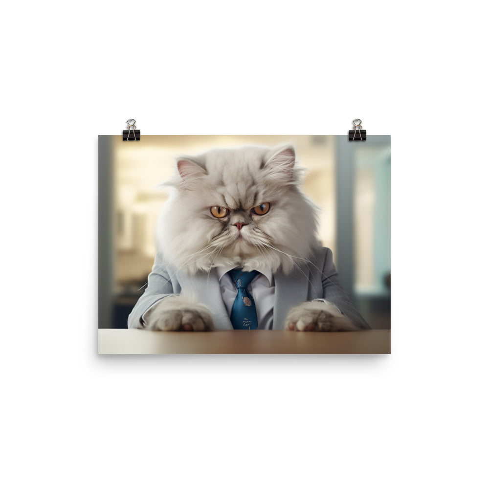 Persian Sales Consultant Photo paper poster - PosterfyAI.com