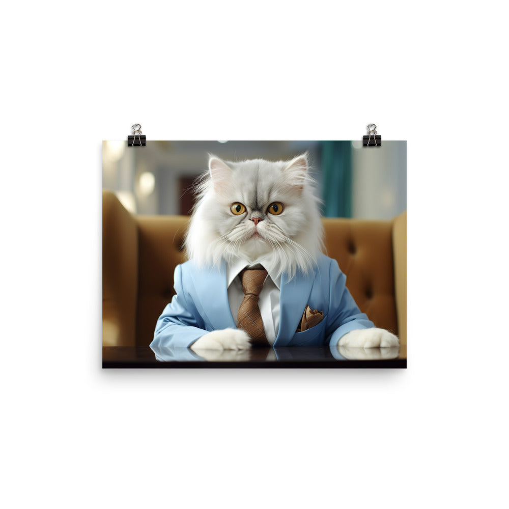 Persian Sales Consultant Photo paper poster - PosterfyAI.com